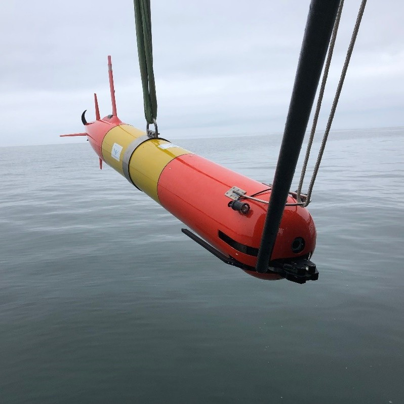 Long-range autonomous underwater vehicle used for ocean observation.